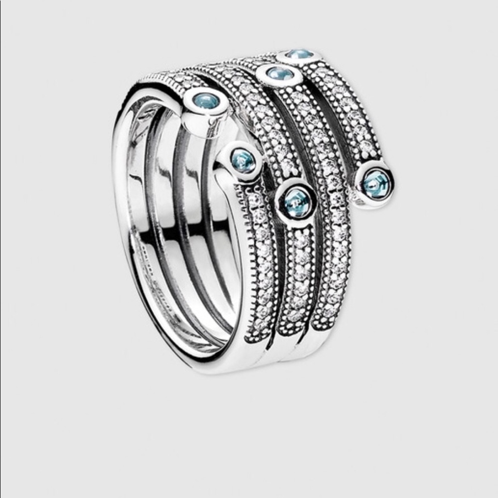 Silver Pandora’s ring size 8